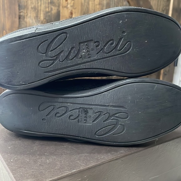 GUCCI GG Imprime Coated Canvas Low Trainers - Picture 12 of 15
